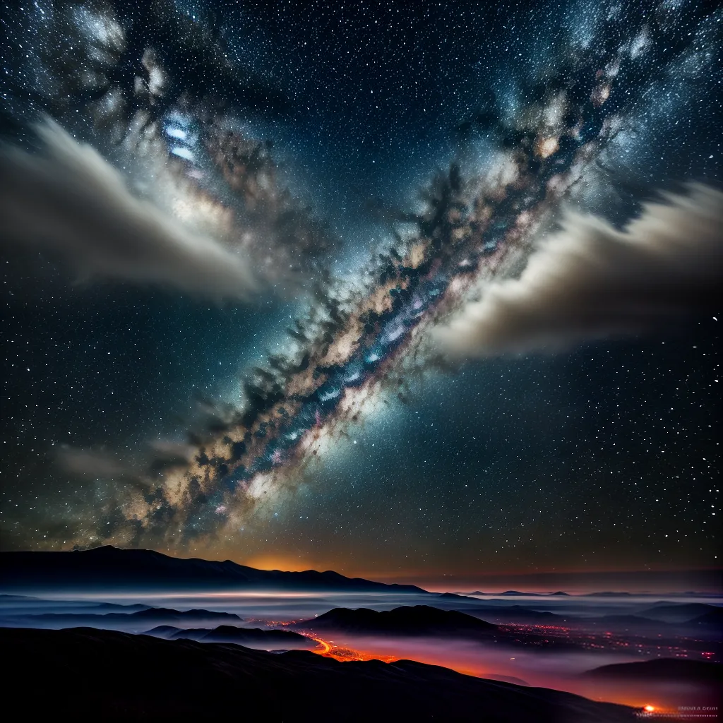 4. Galáxia e Universo: Sonhar com o cosmos pode ter um significado profundo 2 Fotos via lactea estrelas noite misterio