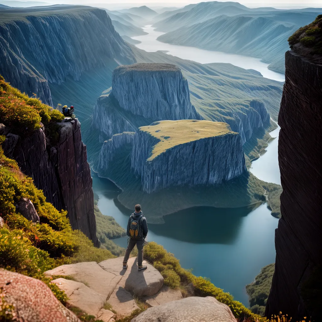 Qual o significado de sonhar com viagens? 2 Fotos viagem aventura cliff paisagem mochila