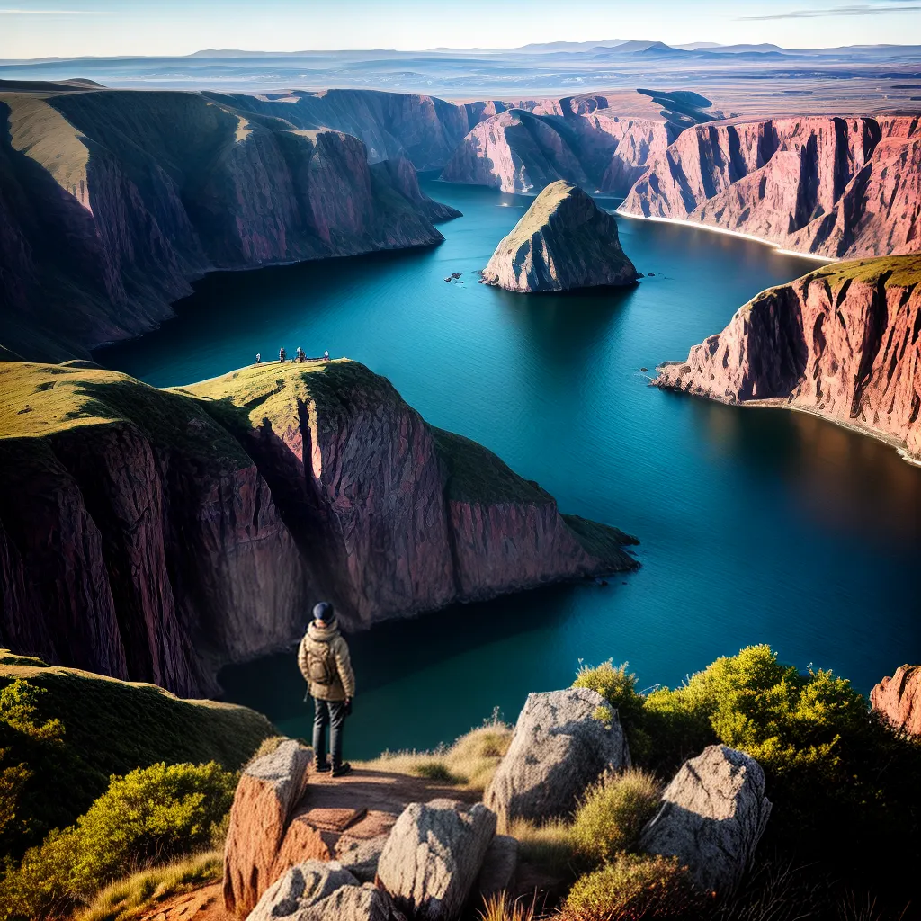 Destino, Descoberta e Desafios: o que significa sonhar com viagens ao exterior 4 Fotos viagem cliff passaporte paisagem
