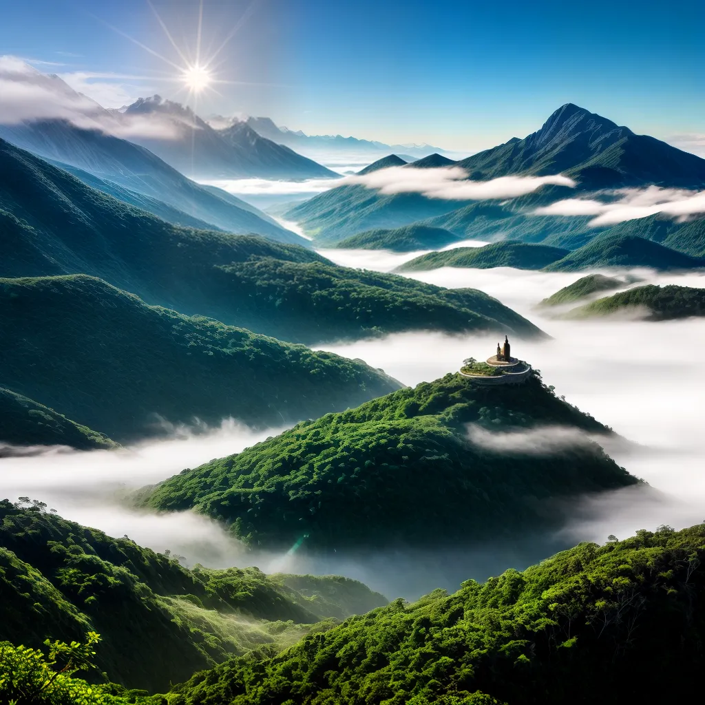 Descubra o Significado de Sonhar com Viagens Transcendentais 6 Fotos viagem mistica nuvens sol paisagem
