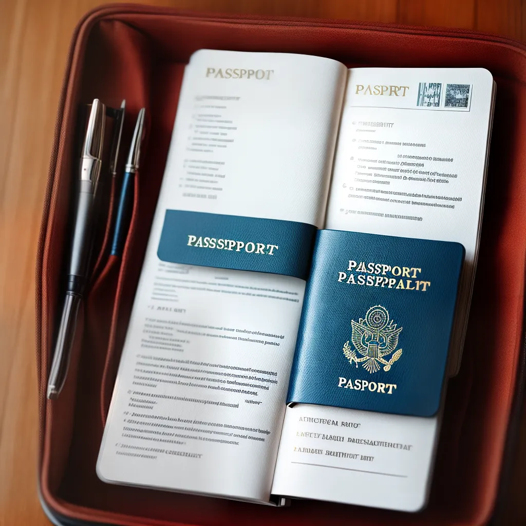 Fotos viagem passaporte mapa sol
