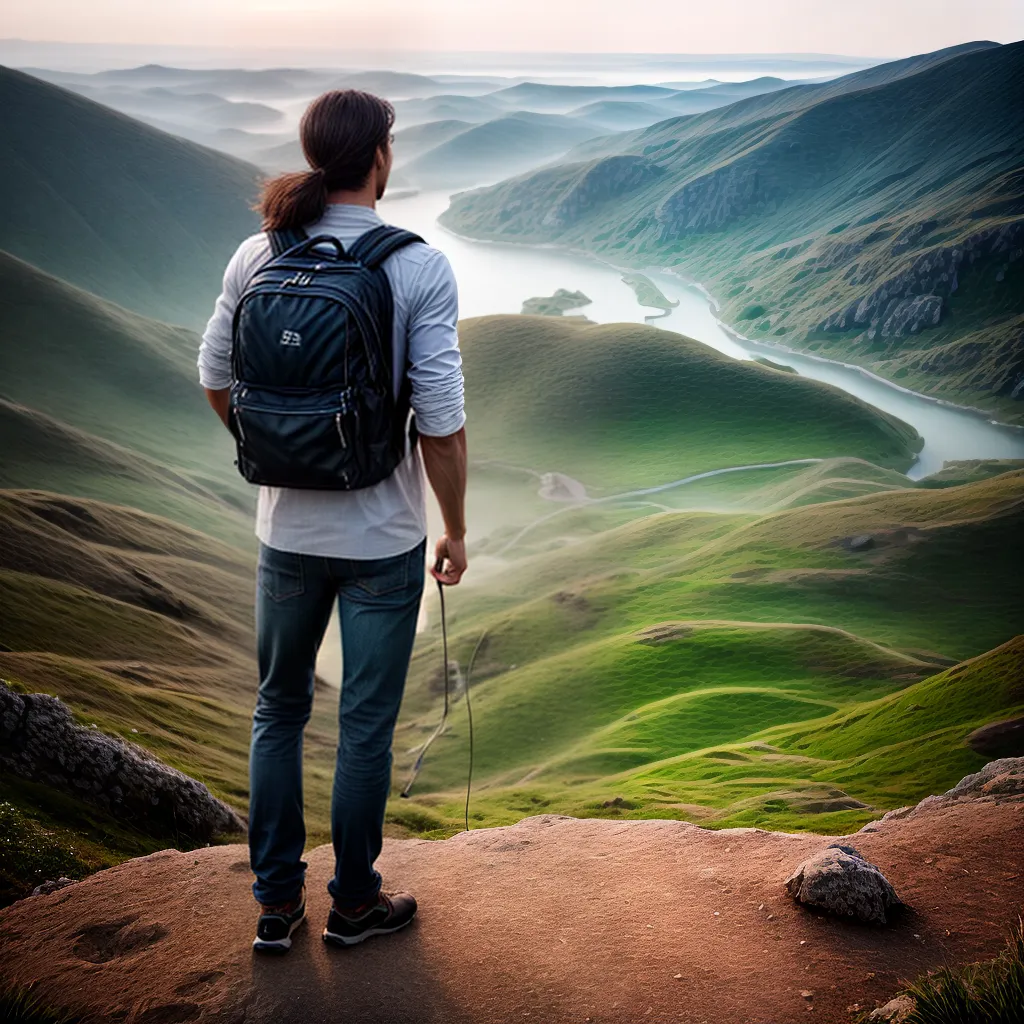 Sonhar com Viagens Sustentáveis: Qual a Interpretação de seus Sonhos? 4 Fotos viagem sustentavel mochila garrafa paisagem