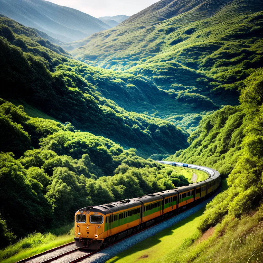 Fotos viagem trem campo cores otimismo