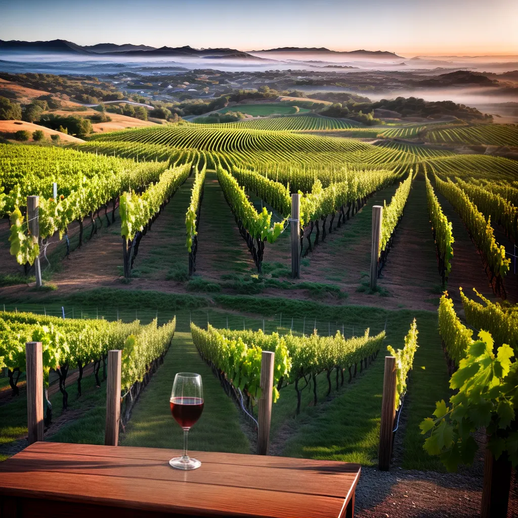 Fotos vinhedo por do sol uva vinho