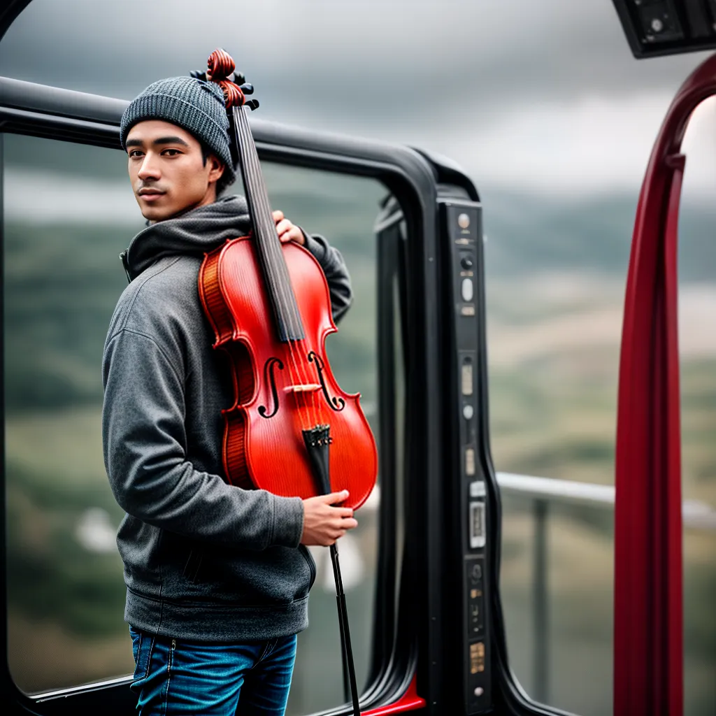 Instrumento musical, Viagem: O que significa sonhar com Ônibus tocando violino em uma estrada sinuosa? 4 Fotos violinista estadao viagem passageiros estrada