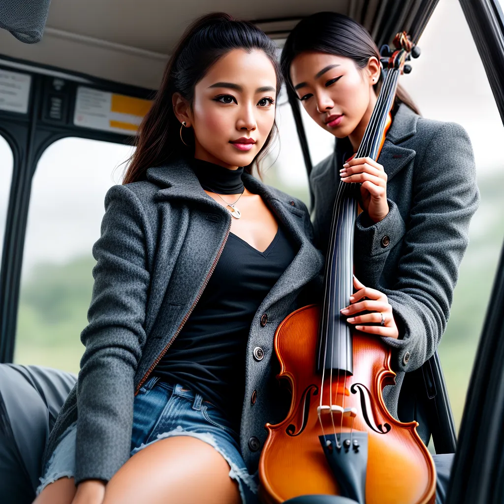 Instrumento musical, Viagem: O que significa sonhar com Ônibus tocando violino em uma estrada sinuosa? 5 Fotos violinista estrada jornada musica