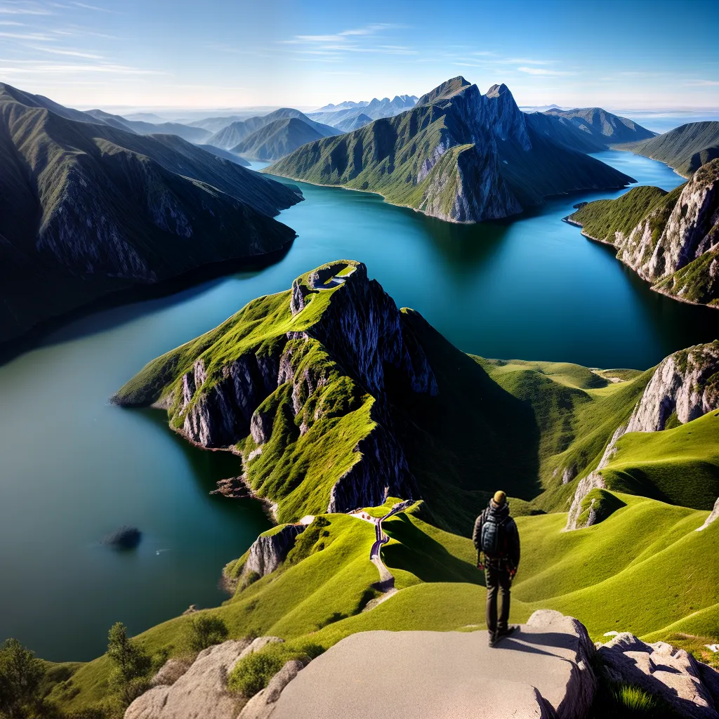 Fotos vista panoramica reflexao sonhos