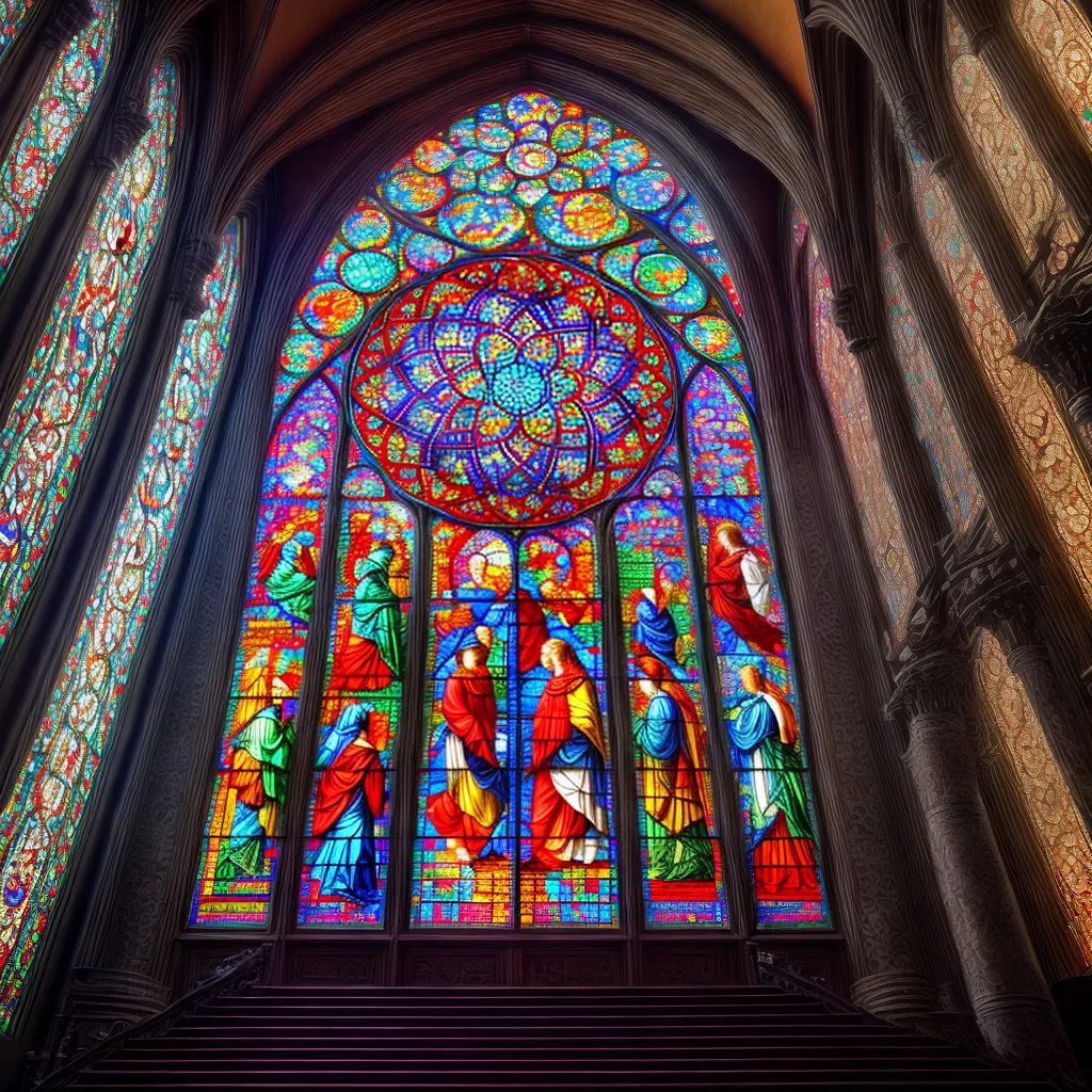 Fotos vitral igreja luzes dreamer