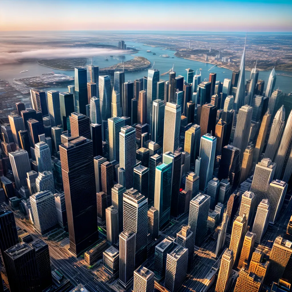 Compreendendo seus sonhos: qual o significado de sonhar com voar em prédios modernos 6 Fotos voo cidade futurista glide liberdade