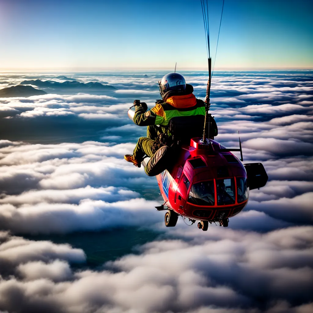 Fotos voo helicoptero sonho cores
