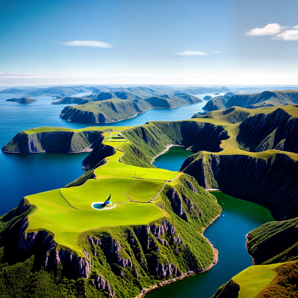 Fotos voo livre paisagem colorida