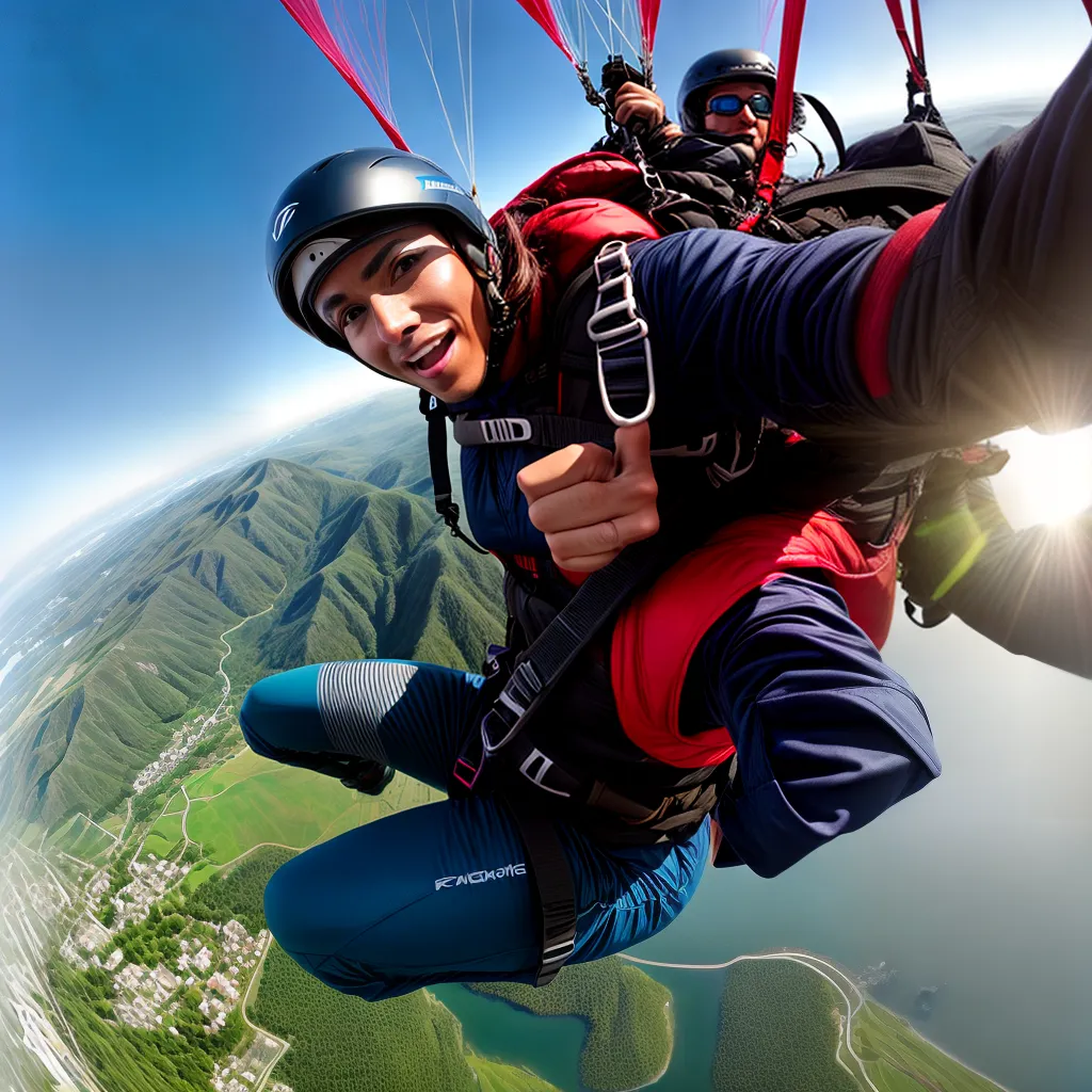 Desvendando o Mistério dos Sonhos Radicais: Significados de Voo de Asa Delta, Queda Livre e Saltos de Bungee Jump 5 Fotos voo livre parapente aventura