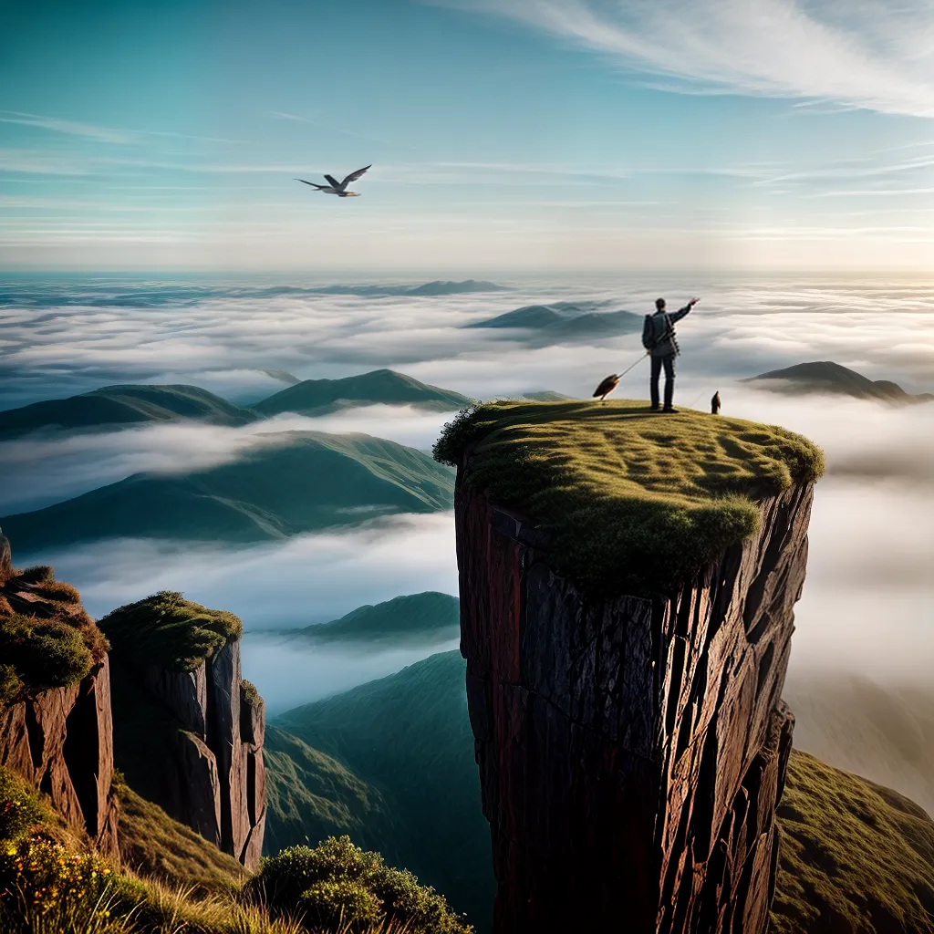 hos de Voo: O que significa sonhar com voar e altitude? 4 Fotos voo sonho pessoa abismo nuvens