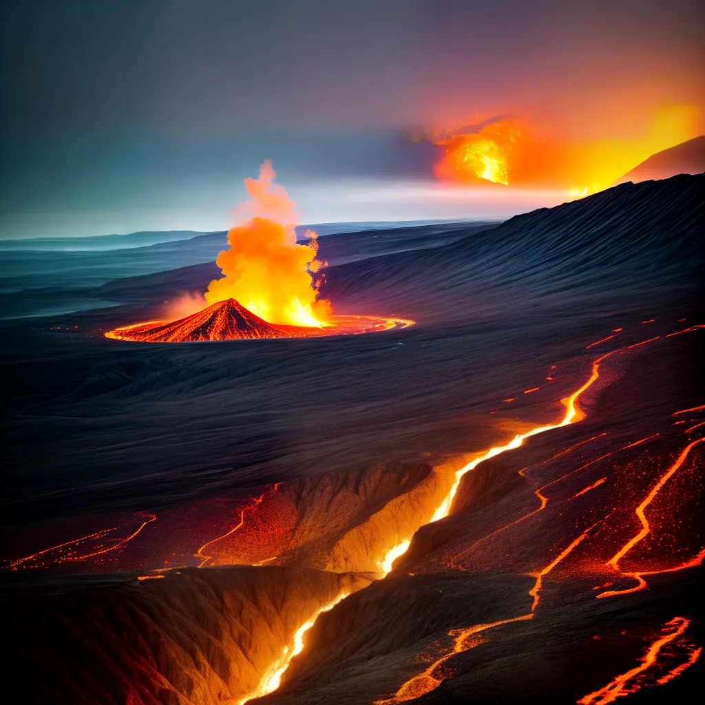 Fotos vulcao erupcao lava paixao transformacao
