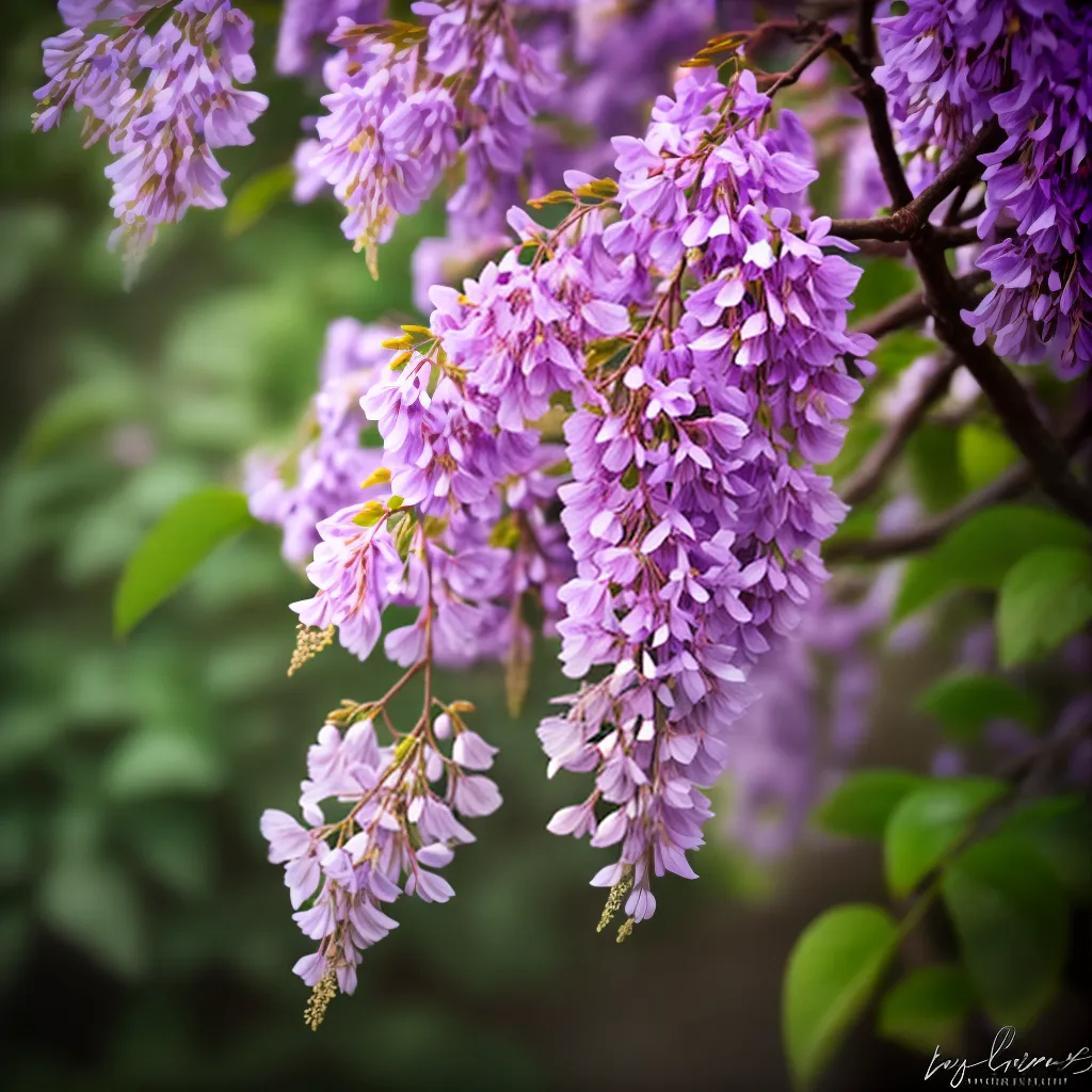 Sonhar com Wisteria: a simbologia da beleza e graça. 5 Fotos wisteria flor roxa trepadeira beleza
