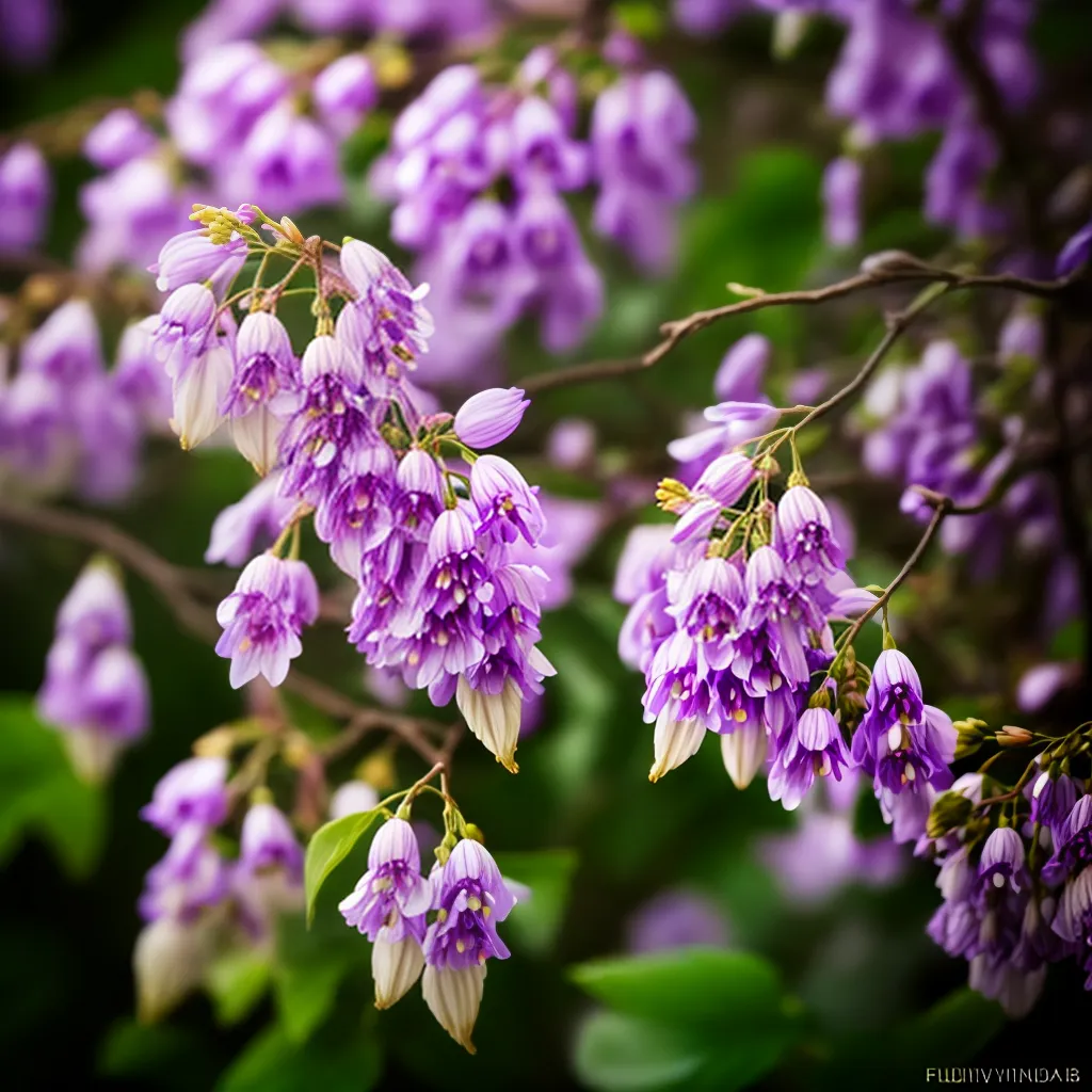 Sonhar com Wisteria: a simbologia da beleza e graça. 2 Fotos wisteria flores roxas beleza