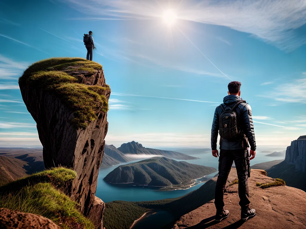 Fotos abracando aventura paisagem misteriosa