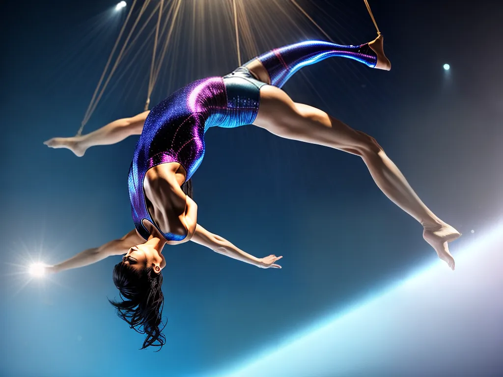 Sonhos Encantadores: Explorando as Acrobacias dos Significados 3 Fotos acrobata aereo cores magia