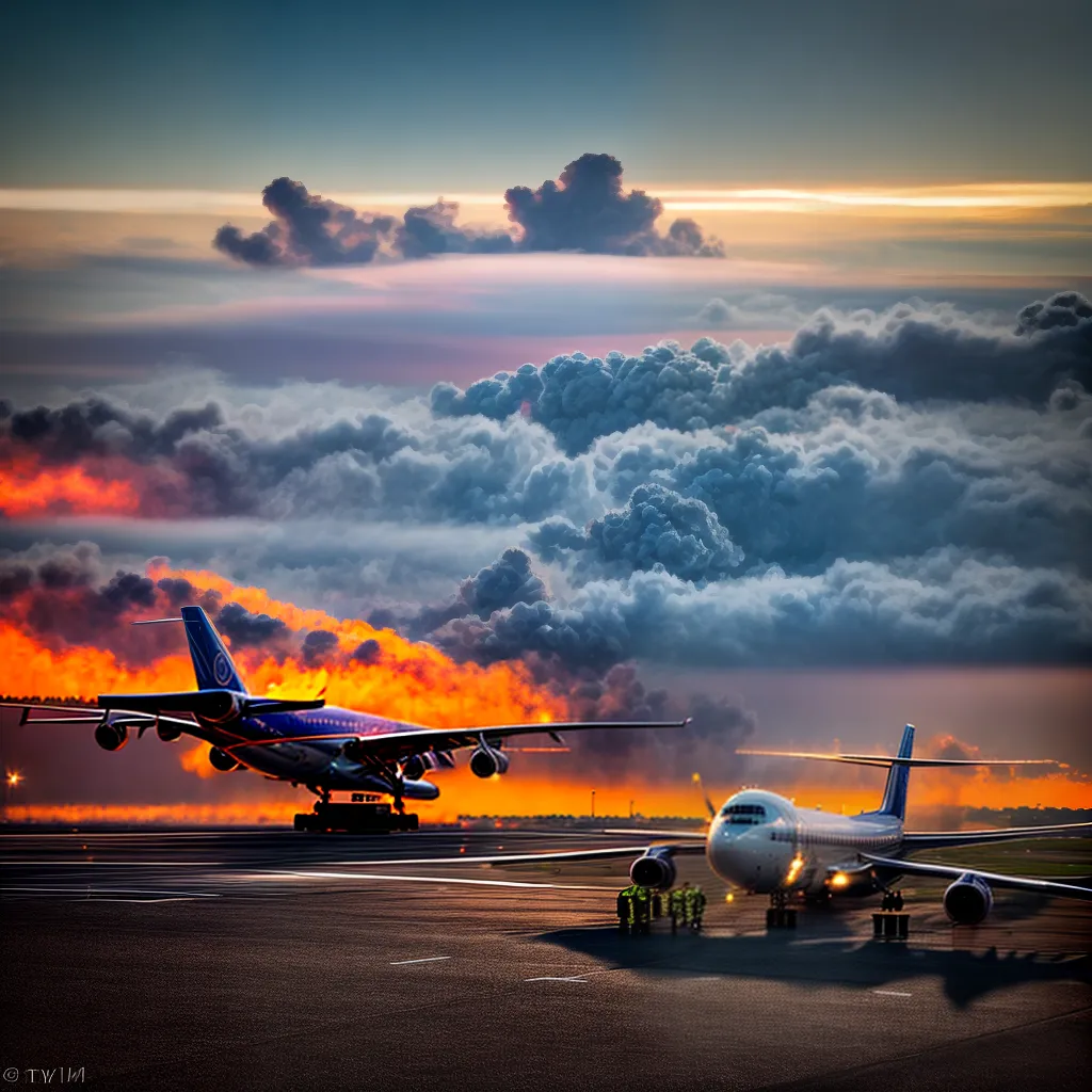O Que Significa Sonhar com Aeroportos, Minerais e Bombeiros? Desvende os Mistérios do Seu Subconsciente 6 Fotos aeroporto crepusculo minerais bombeiros