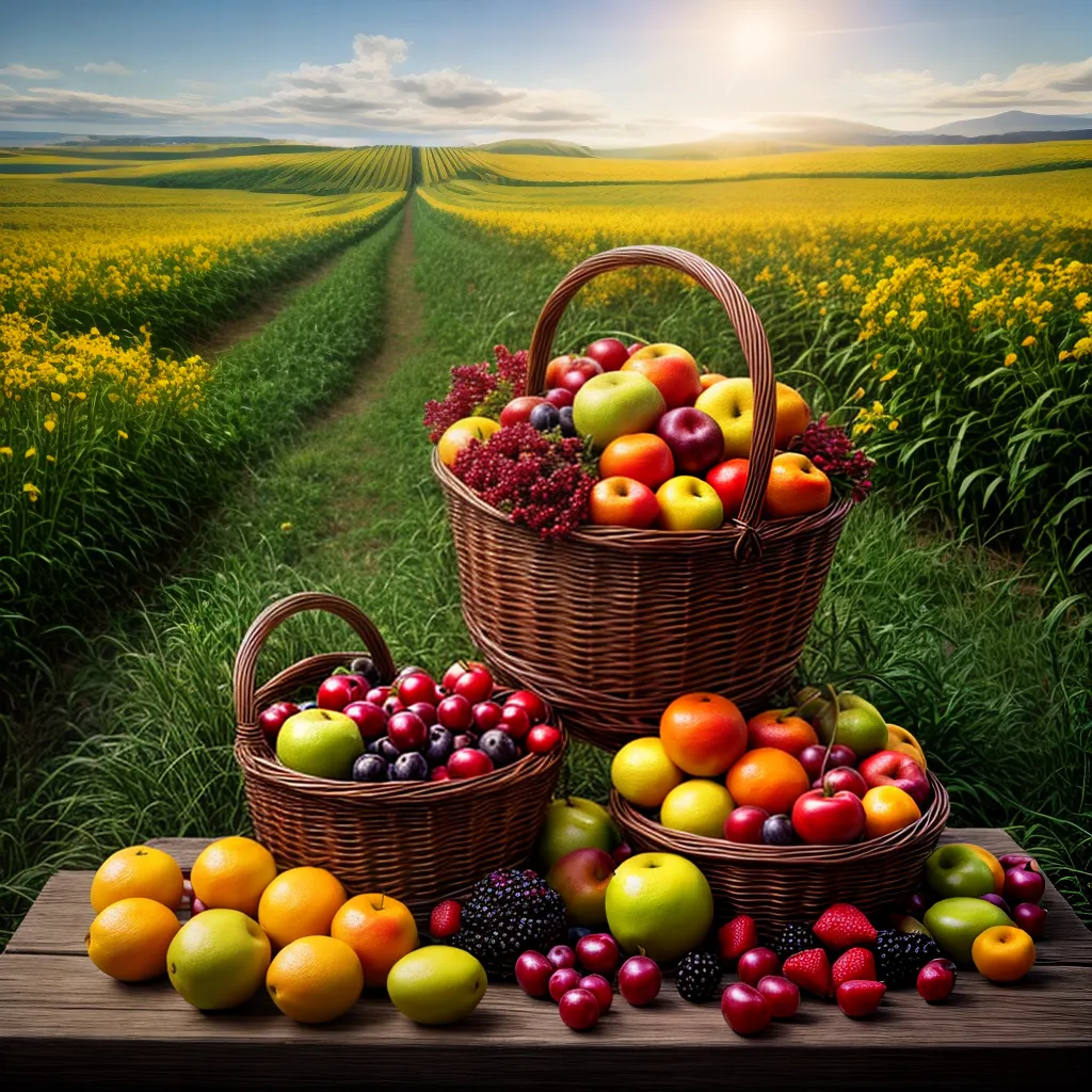 Qual o Significado de Sonhar com Cerejas e outras frutas? 3 Fotos alegria colheita frutas coloridas