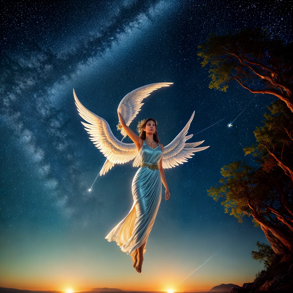 Fotos anjos estrelas queda livre espiritualidade