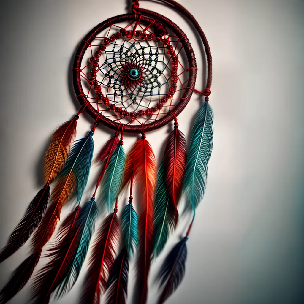 Fotos apanhador sonhos penas beads sabedoria