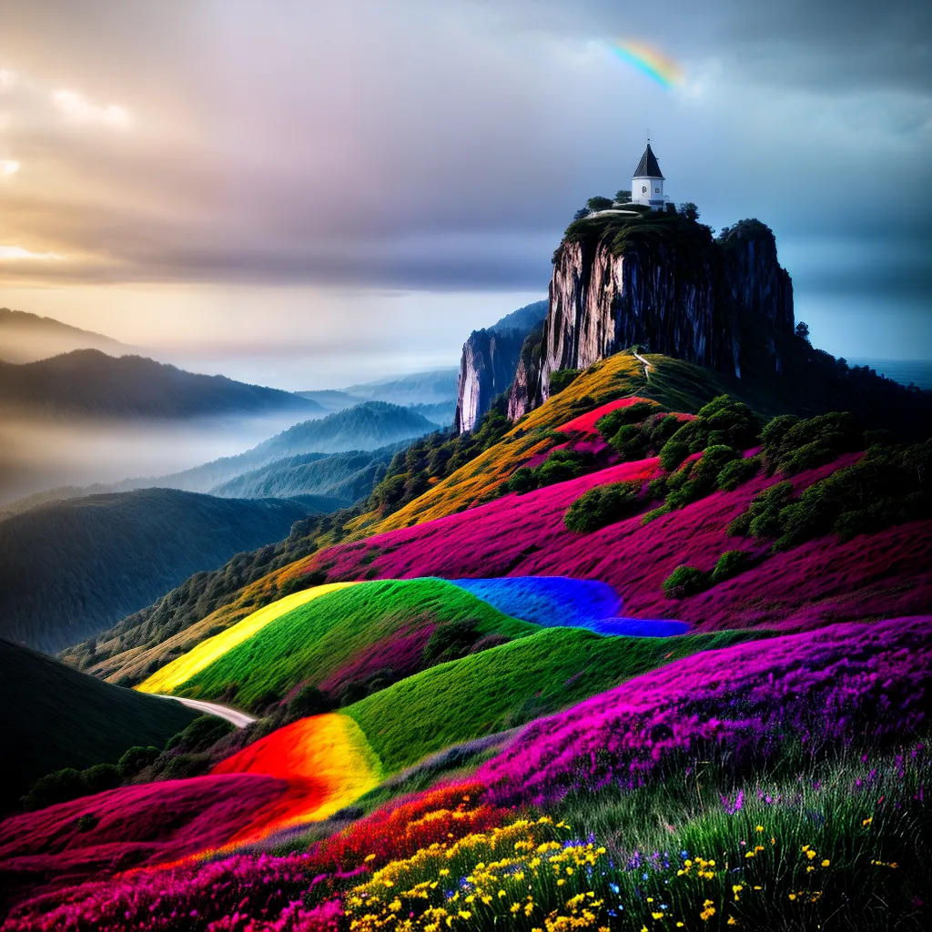 Fotos arco iris sereno natureza sonho