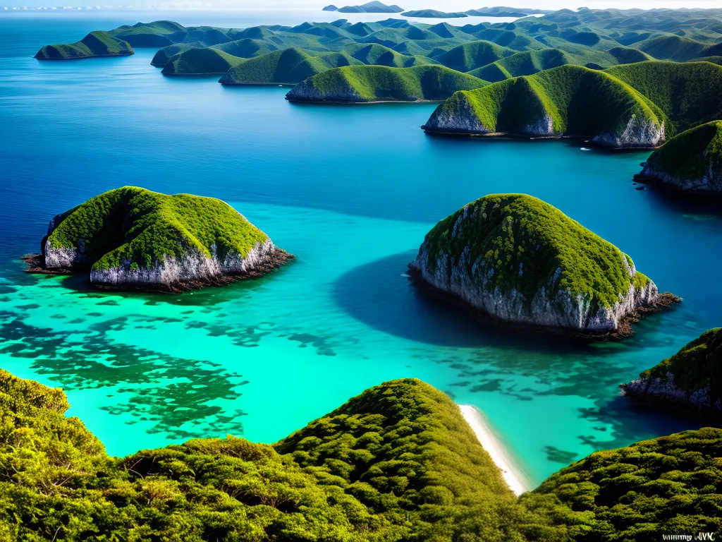 Desvende o mistério: Qual o significado de sonhar com um Arquipélago em Turismo Sustentável? 5 Fotos arquipelago aguas turquesa recifes coral