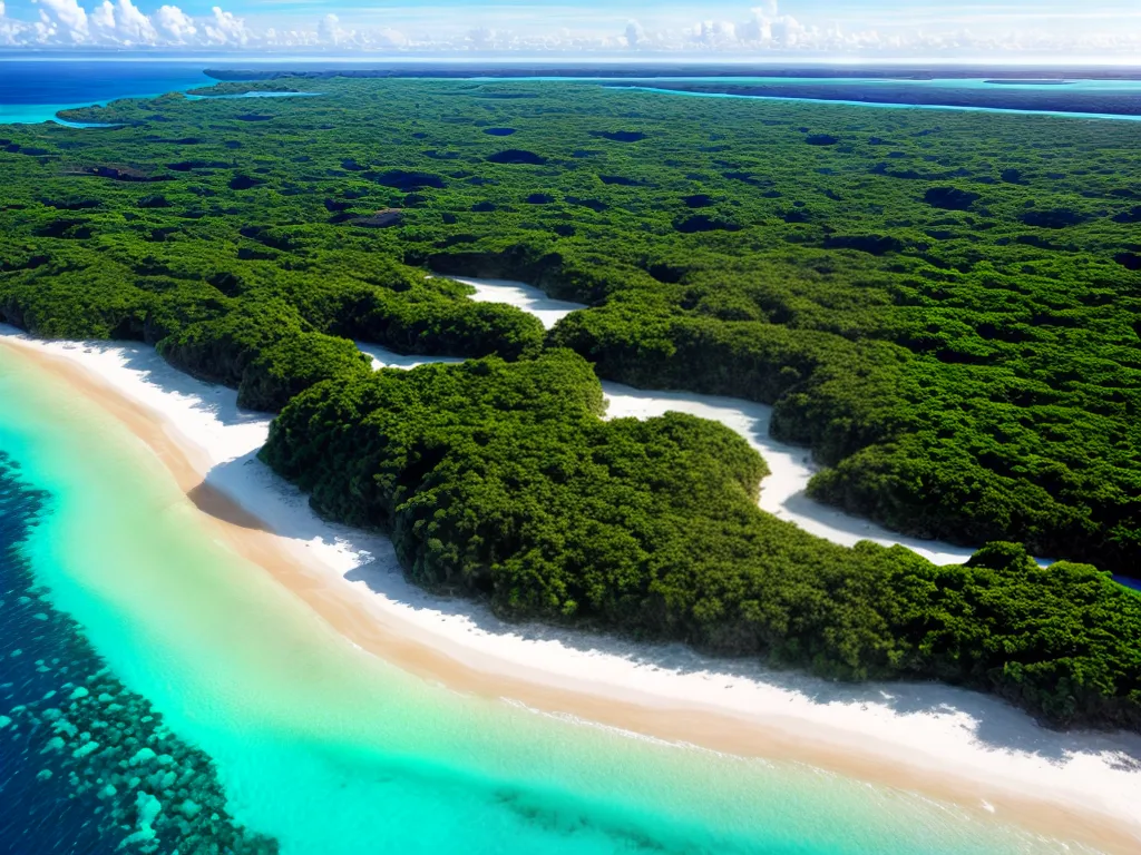 Desvende o mistério: Qual o significado de sonhar com um Arquipélago em Turismo Sustentável? 3 Fotos arquipelago tropical aguas turquesa