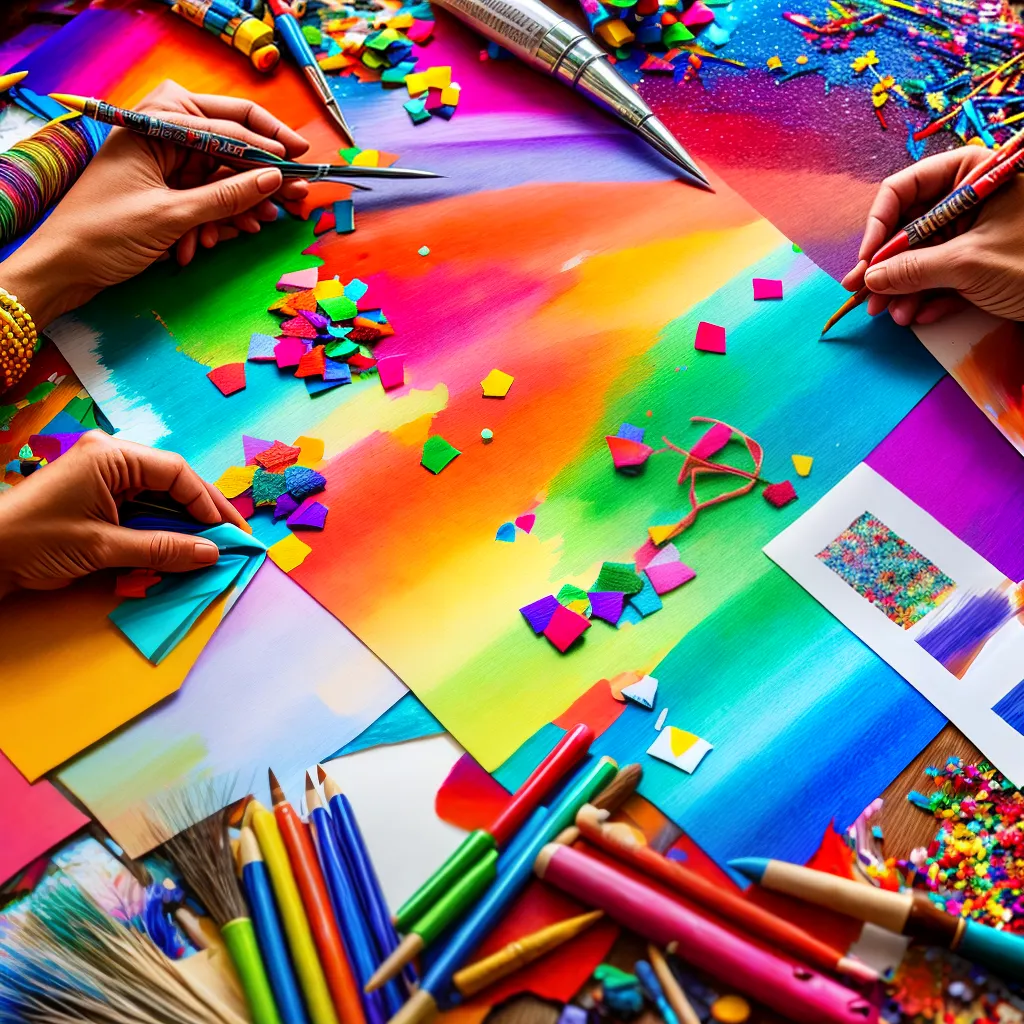 Descubra o Significado de Sonhar com Artesanato e Criatividade 2 Fotos arte cores maos origami artesanato