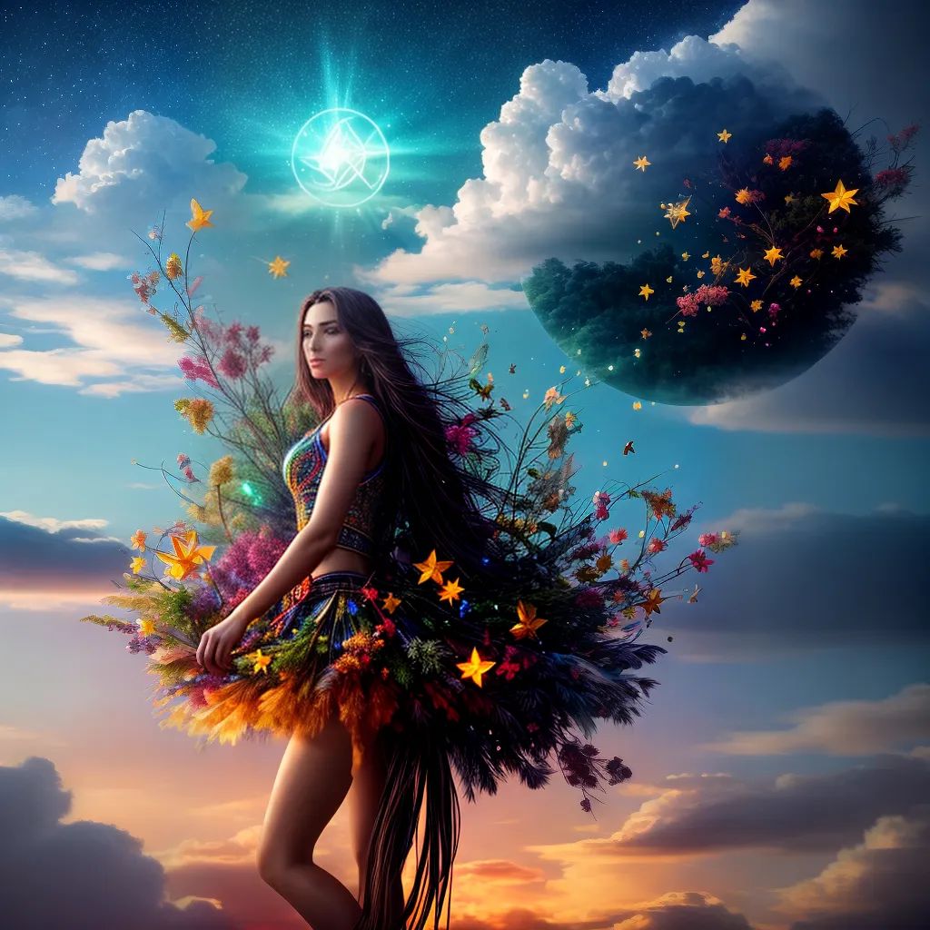Desvendando os Mistérios dos Sonhos: Fantasias Espirituais e o Significado da Inversão Monopodal 2 Fotos arte digital sonhos etereo simbolos