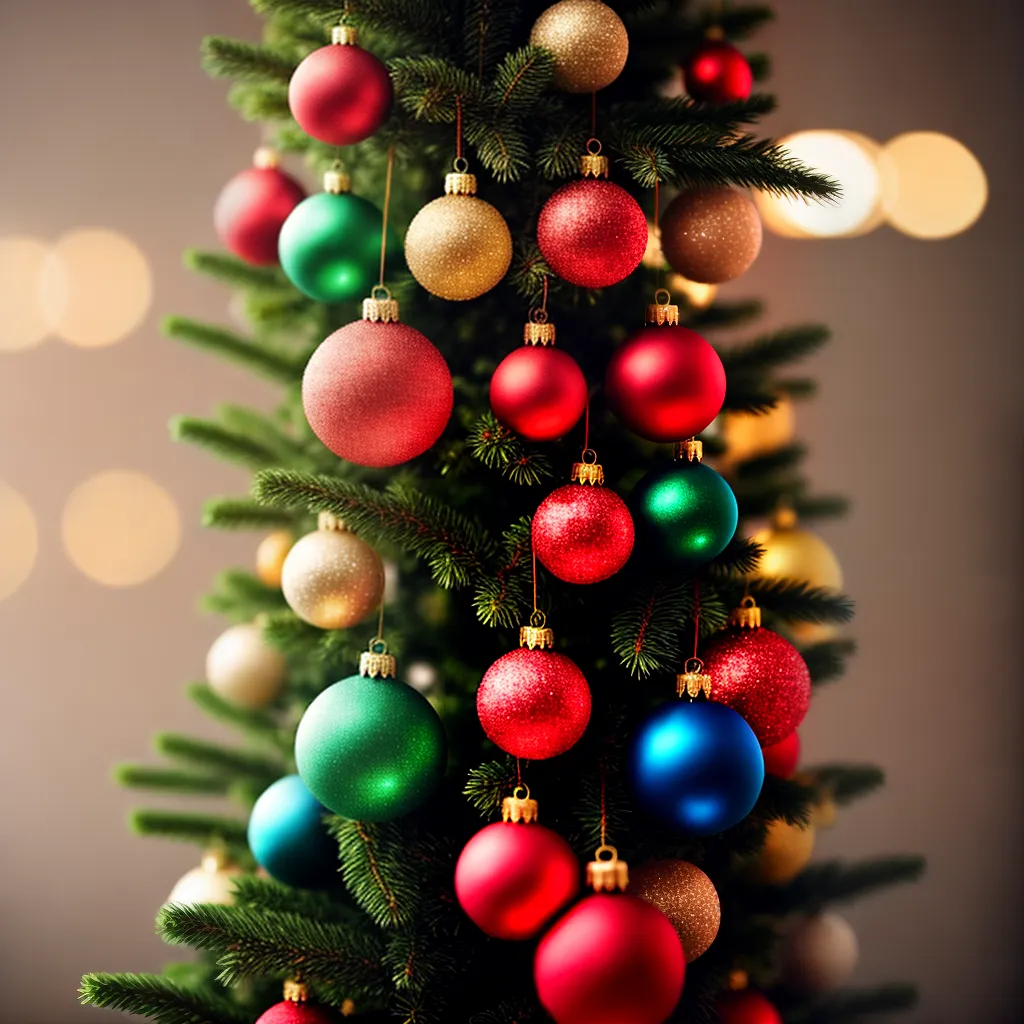 Fotos arvore natal brilho enfeites simbolos