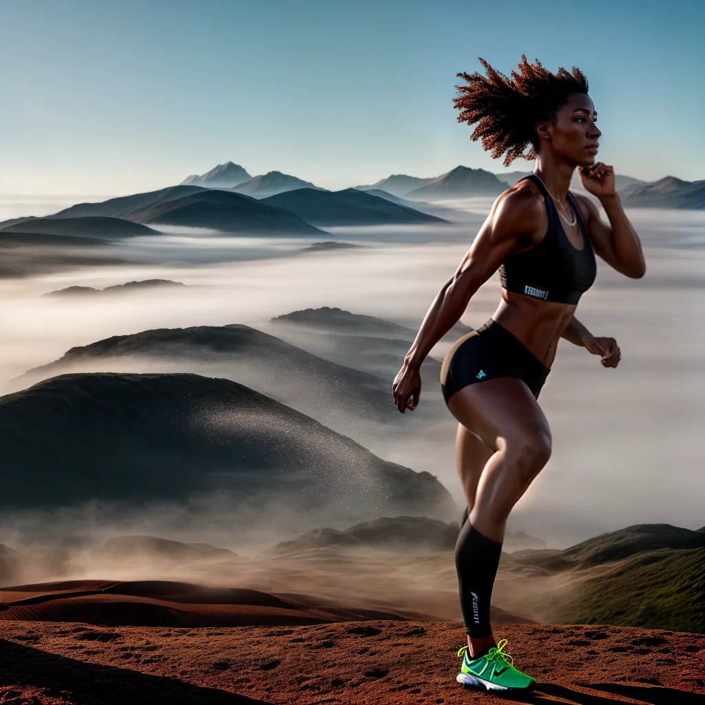 Descubra o Significado de Sonhar com Atleta e Paisagista 6 Fotos atleta determinacao corrida paisagem