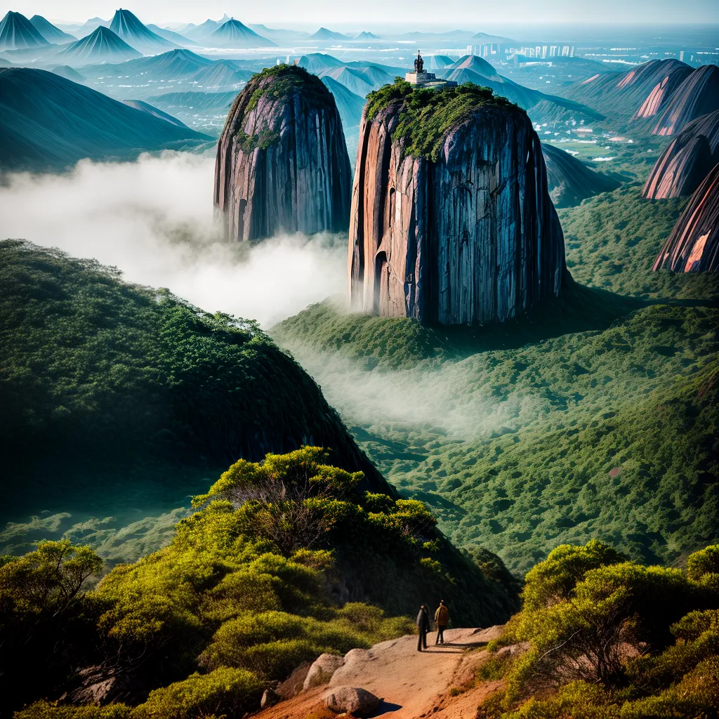 Fotos aventura paisagem montanhas rio trilha