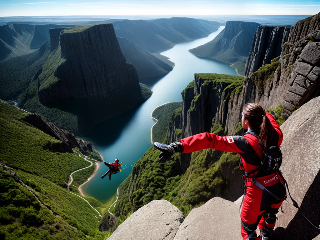 O Destino do Amaldiçoado-Capitão: Significado de Sonhar com Aventuras e Esportes Radicais 4 Fotos aventureiro destemido paisagem montanhas cachoeiras