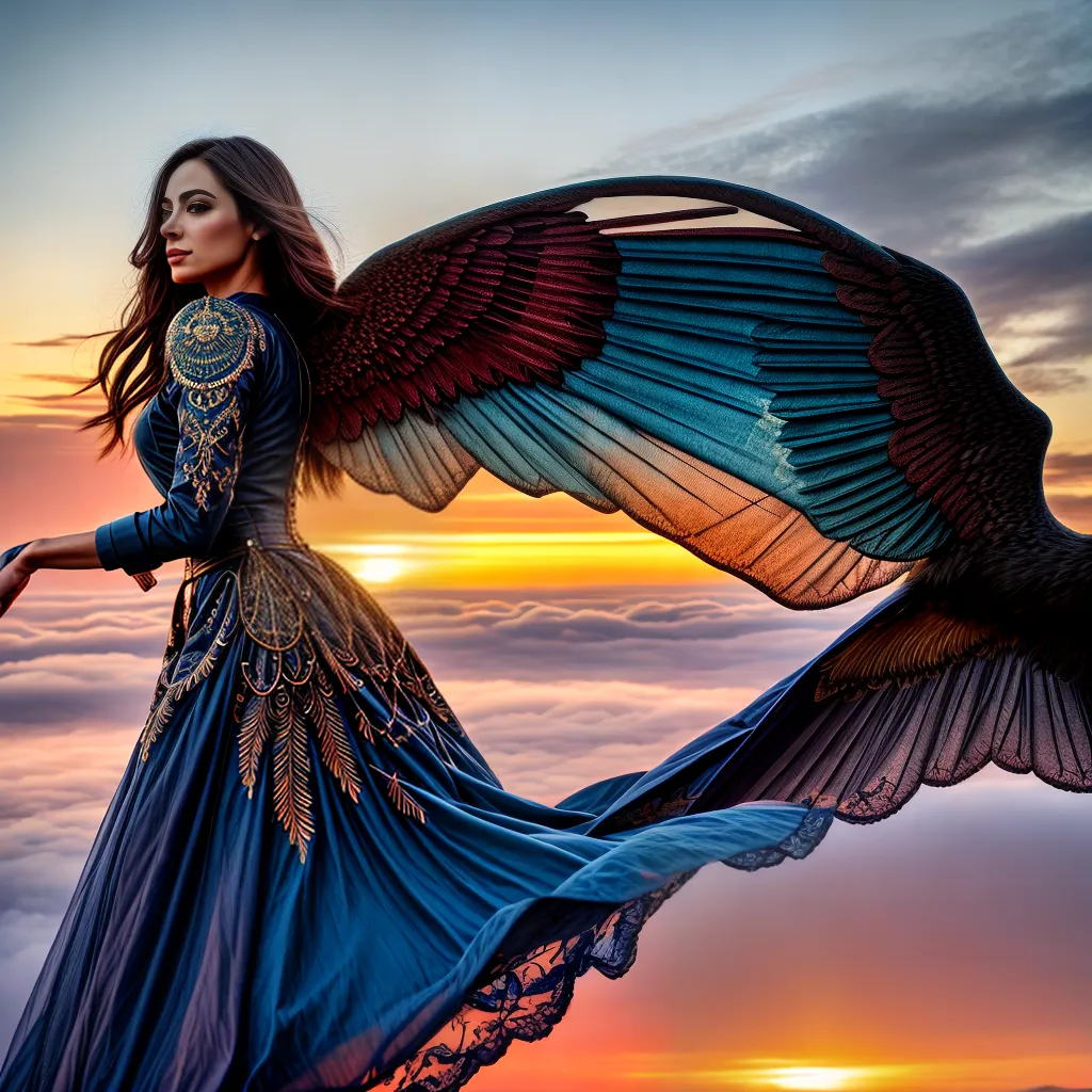 Fotos aviao sonhos por do sol