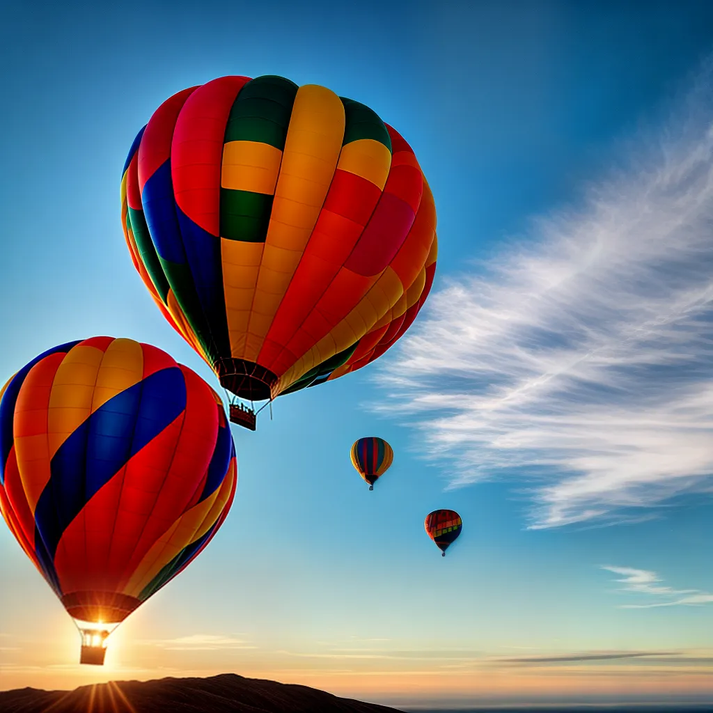 Sonhar com Viagens: Desvendando as Aventuras Oníricas 4 Fotos balao ar colorido nuvens por do sol
