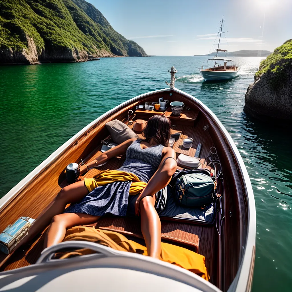 Descubra o Mistério: O que Significa Sonhar com Barco de Passeio? 2 Fotos barco colorido aventura sereno