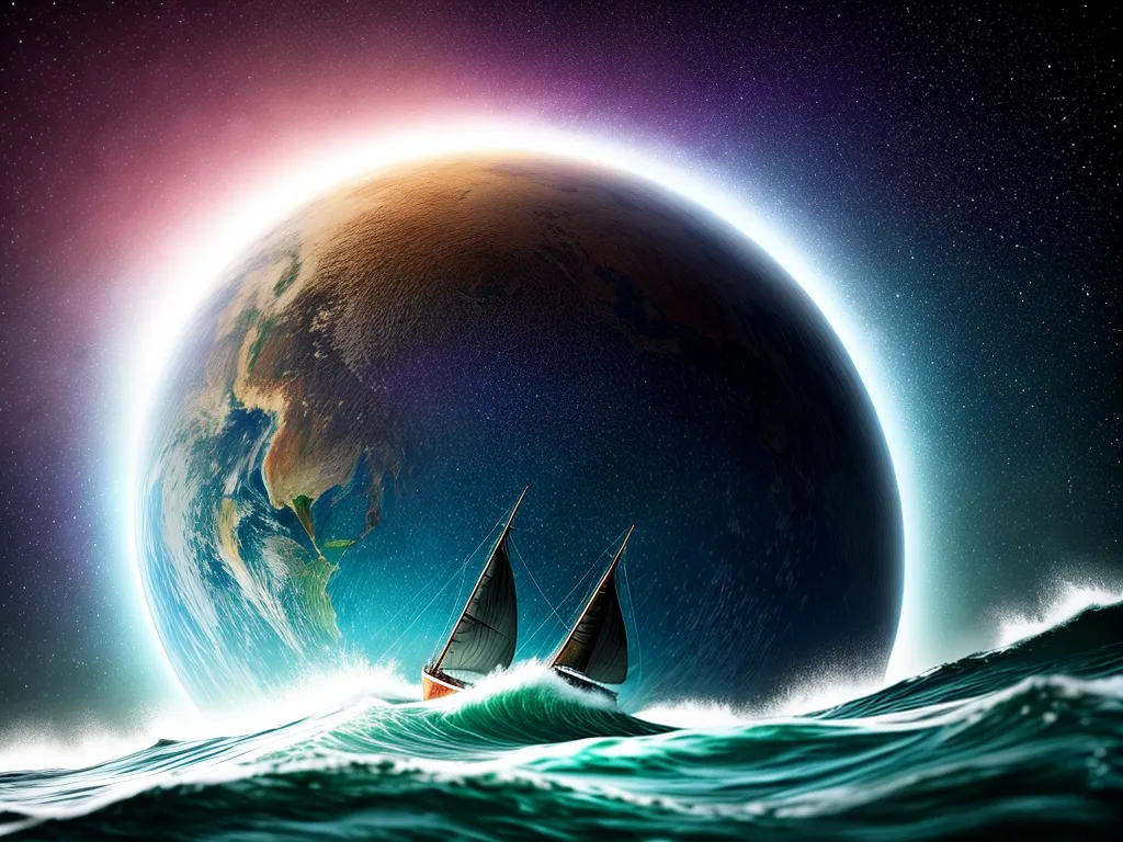 Descubra o Significado Místico dos Sonhos: Explorando a Navegação Noturna 2 Fotos barco vela mar noturno lua cheia