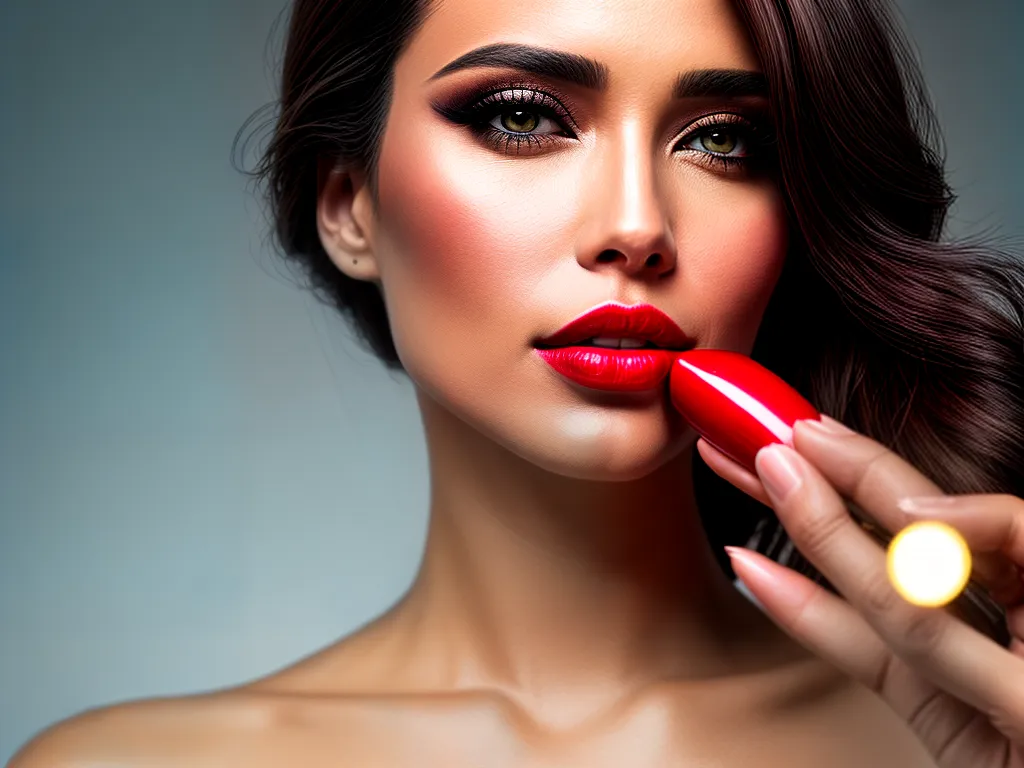 Desvendando os Sonhos: Qual a Interpretação de Sonhar com Batom e Resplendor? 4 Fotos batom vermelho brilhante labios sedutores