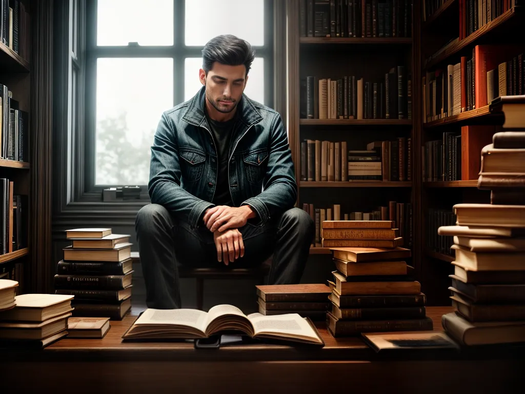Fotos biblioteca misteriosa pessoa livro sonhos