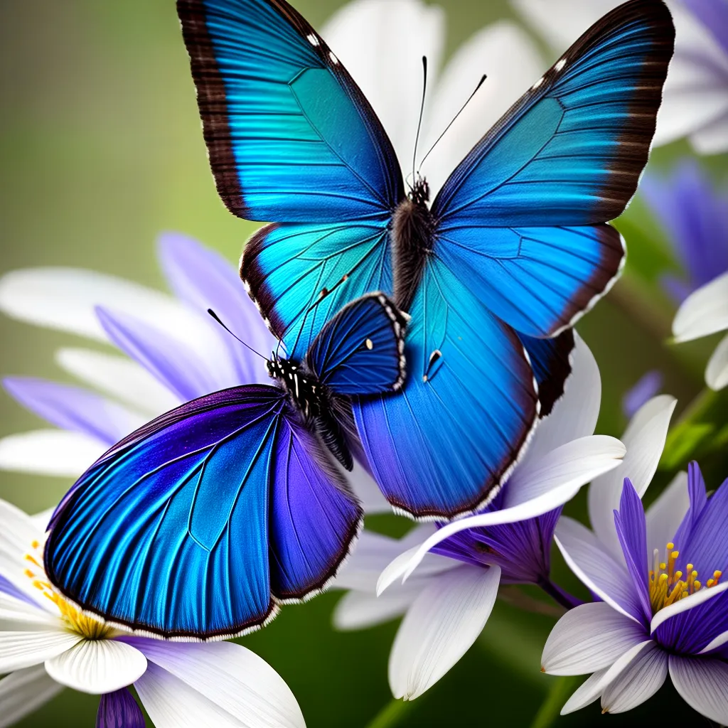 Sonhando com Azul: Descubra o Significado de Propriedades e Impulsos Desnecessários 5 Fotos borboleta azul flor desapego
