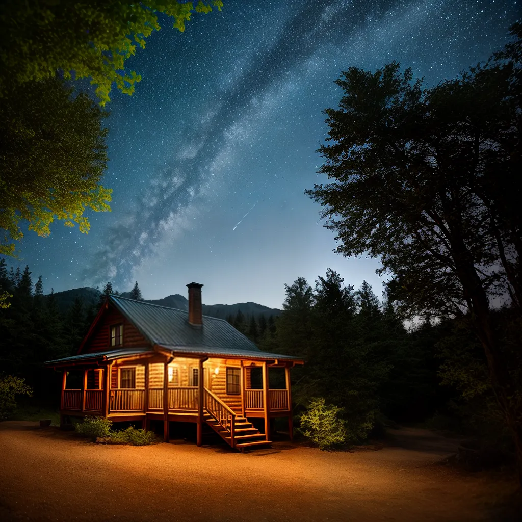 o Significado de Sonhar com Estrelas no Turismo Rural? 5 Fotos cabana campo estrelas rural