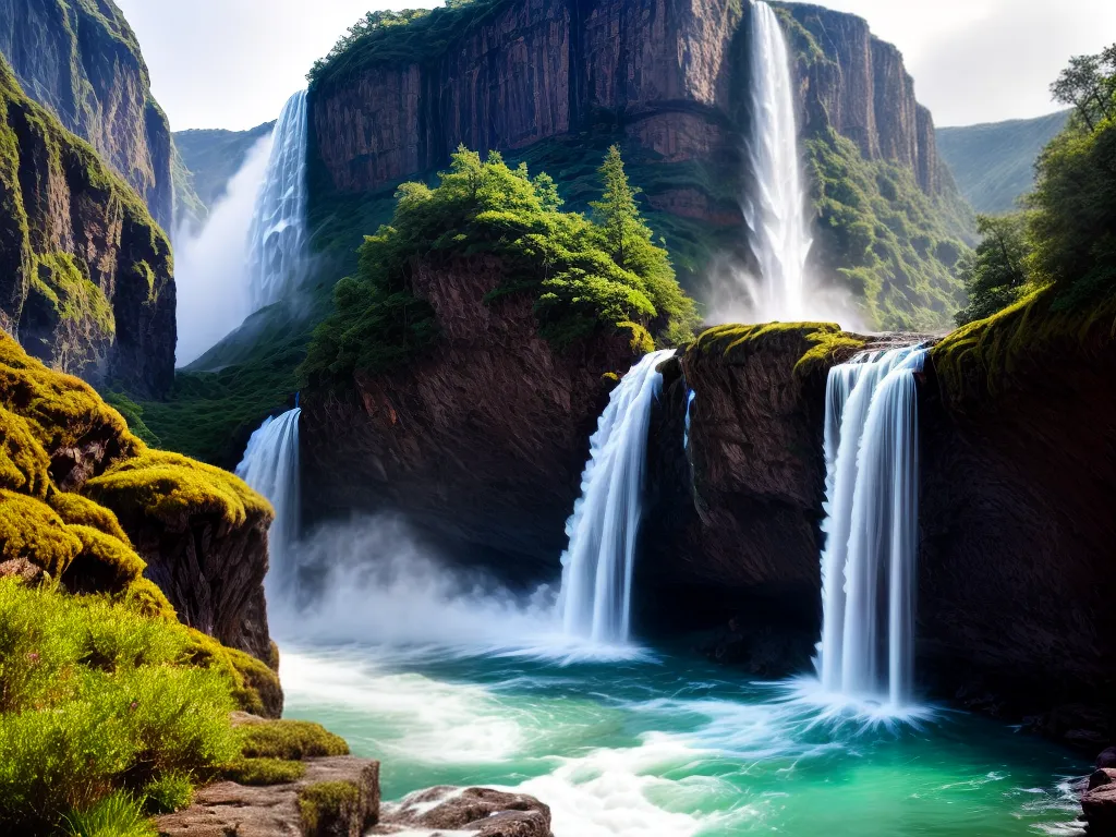 Fotos cachoeira abraco anjo paisagem surreal