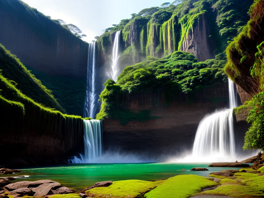 Fotos cachoeira brasileira deslumbrante natureza