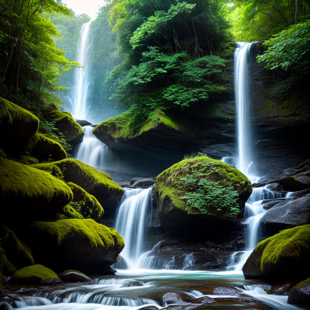 Mar 6 Fotos cachoeira floresta verde luz sol