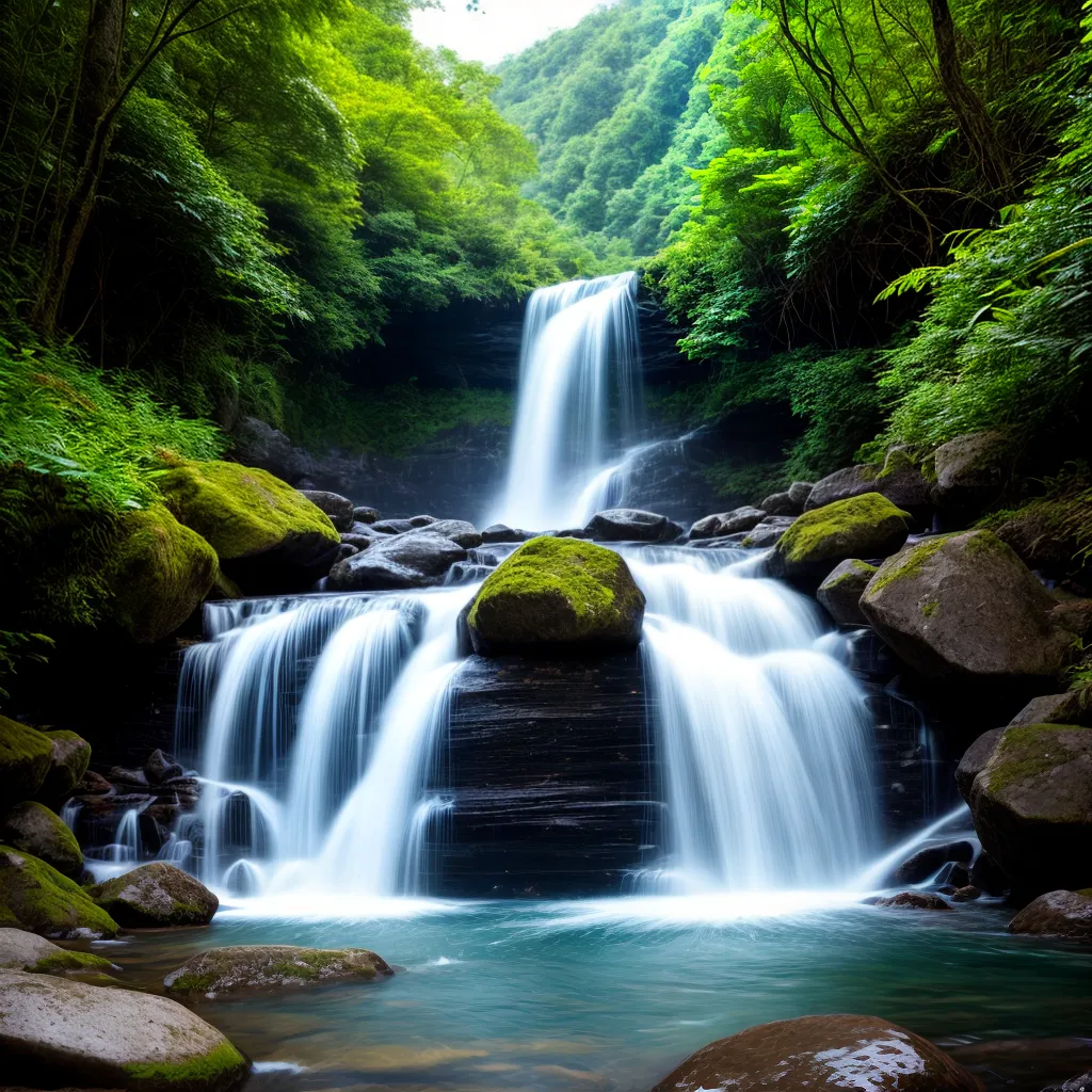 A Profunda Simbologia dos Sonhos: Descubra o Significado de Sonhar com Trilhas e Cachoeiras 2 Fotos cachoeira montanha trilha floresta natureza