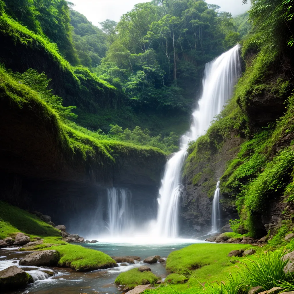 Desvendando os Sonhos Musicais: O que Significa Sonhar com Cachoeiras e Trilhas? 3 Fotos cachoeira montanha trilha floresta