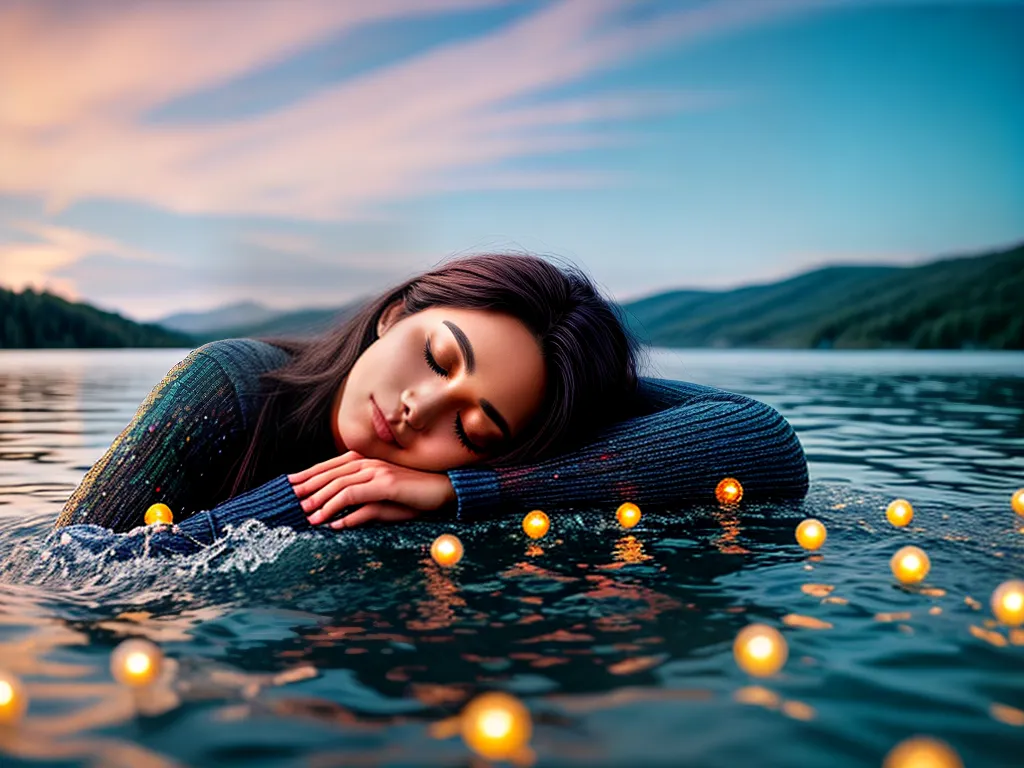 Desvendando o Mistério: Significado dos Sonhos e suas Conexões Aquáticas 6 Fotos cama flutuante sonhos lago sereno