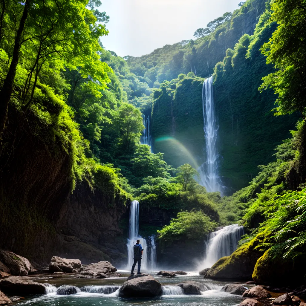 Sonhador ou Visionário: Descubra o Significado de Sonhar com Trilhas e Cachoeiras 3 Fotos caminho floresta queda dagua sol